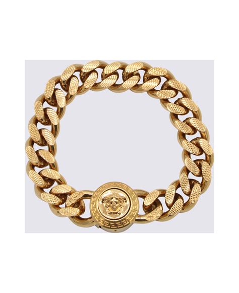 versace latschen silber|versace goldtone bracelet.